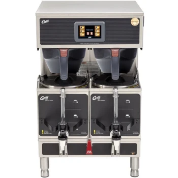 Scratch and Dent Curtis G4GEMT10A1000 Gemini Stainless Steel Twin Satellite Coffee Brewer - 220V