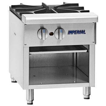 Scratch and Dent Imperial Range ISPA-18 Natural Gas Stock Pot Range - 90,000 BTU