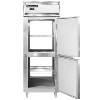 Continental Refrigerator D1FXNPTHD 36" Extra-Wide Solid Half Door Pass-Through Freezer