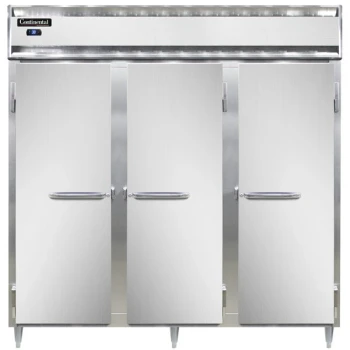 Continental Refrigerator D3RNSAPT 78" Solid Door Pass-Through Refrigerator