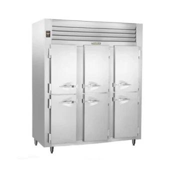 Traulsen RLT332NUT-HHS Stainless Steel 69.5 Cu. Ft. Three-Section Solid Half Door Narrow Reach-In Freezer - Specification Line