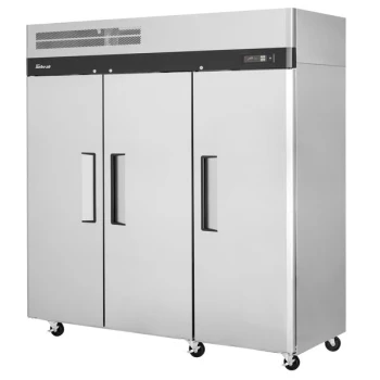 Turbo Air M3R72-3-N M3 Series 78" Solid Door Stainless Steel Reach-In Refrigerator