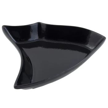 Bon Chef 70008BLK Futura 64 Oz. Black Sandstone Finish Cast Aluminum Bowl