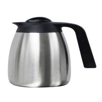 Fetco D055 64 oz. Stainless Steel Insulated Low Profile Thermal Server