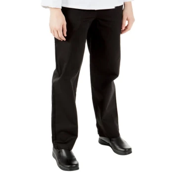 Mercer Culinary Genesis® Women's Black Chef Pants M61080BK - 3XL