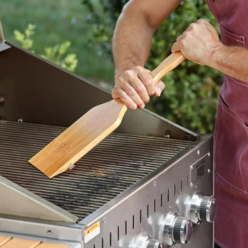 Mr. Bar-B-Q 19 1/4" Wood Grill Scraper 60051Y