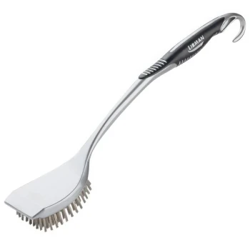 Libman 566 Stainless Steel Long Handle Grill Brush - 6/Pack