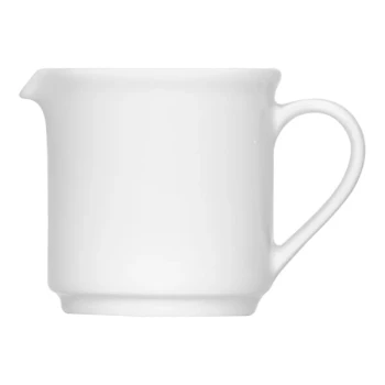 Bauscher Maitre from BauscherHepp 5.1 oz. Bright White Porcelain Creamer - 36/Case