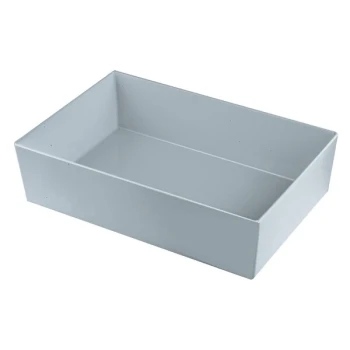 TableCraft CW5002GY Simple Solutions Full Size Gray Cast Aluminum Deep Straight Sided Bowl - 5" Deep