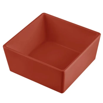 TableCraft CW5016CP Simple Solutions 1/6 Size Copper Cast Aluminum Straight Sided Bowl - 3" Deep