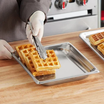 Vollrath 90212 Super Pan 3® 1/2 Size 1 1/2" Deep Anti-Jam Stainless Steel Steam Table / Hotel Pan - 22 Gauge