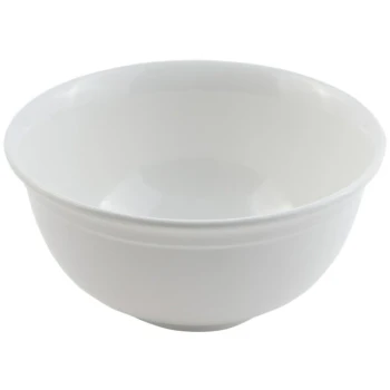 Bon Chef 9070 4 Qt. White Sandstone Finish Cast Aluminum Tulip Bowl
