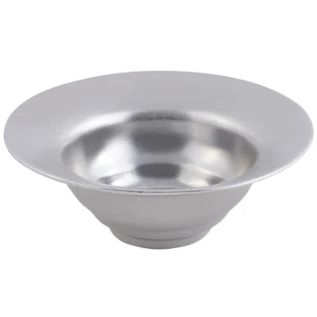 Bon Chef 9172 3 Qt. Pewter-Glo Cast Aluminum Wide Rim Bowl