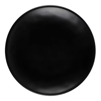 Elite Global Solutions Tenaya 6" Black Round Melamine Plate - 6/Case