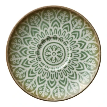 Heart & Soul Soulmate 4 1/2" Round Jade Porcelain Saucer - 6/Case
