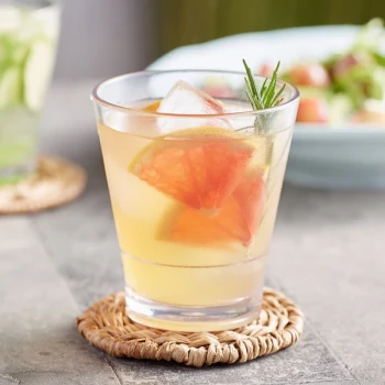 Acopa Endure 12 oz. Tritan™ Plastic Stackable Rocks / Double Old Fashioned Glass - Sample