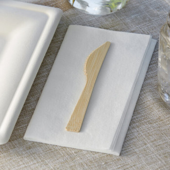 EcoChoice 6 1/2" Compostable Bamboo Knife - 4,000/Case