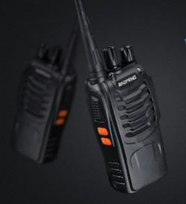 Baofeng 8W BF - 888S  Walkie Talkies 2 - 4  KM Portable Dual-frequency2 pcs 1 box, 1500 Mah - 110×50×32 mm-