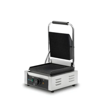KitchenCore Series, Contact Grill, Electric, 1 Heating Zone, Ribbed Plate, Table Top