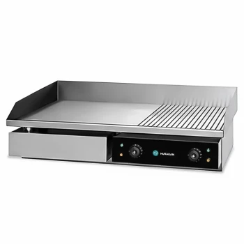 KitchenCore Series, Griddle, Electric, 2 Heating Zones, 2/3 Smooth Plate, 1/3 Ribbed Plate