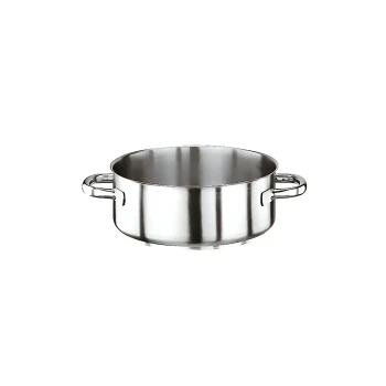 Paderno, Cast Iron Cookware, Low Casserole Pot, 5.8 L Capacity