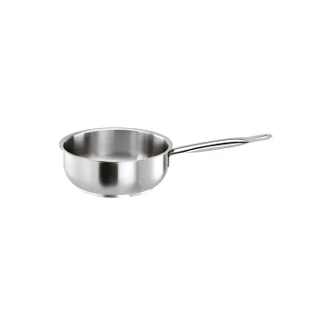 Paderno, Stainless Steel Sauté Pan, Rounded Bottom, 4.2 L Capacity