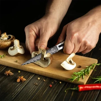 Paul Brown, Utility/Fruit Knife, 13 cm Blade, Wooden Handle