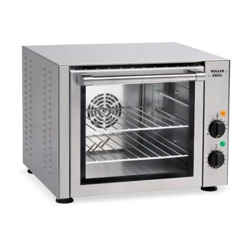 Roller Grill, Convection Oven, 28 L Capacity, 2 Racks, 1.5 kW, Electric, Silver