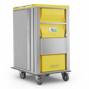 Rational Production Hot and Cold Double Chamber Tray Trolley With 30 Trays Capacity, 7.3 kW