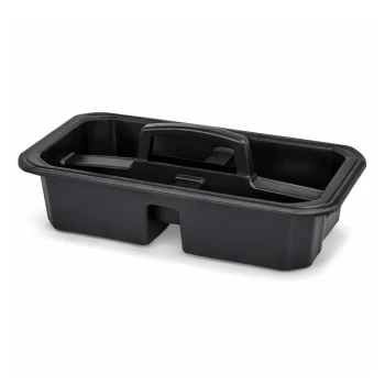 Rubbermaid, Cleaning Caddy, Cart CompatibleWith All RCP Full Size Housekeeping cart, Black