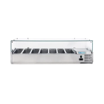 KitchenCore Series, Showcase Refrigerator, GN 1/4, 7 Containers