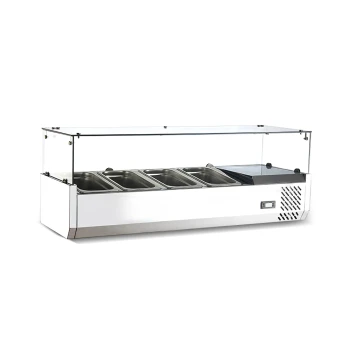 Rotor, Salad Showcase Refrigerated, 4 Pans, 140 W