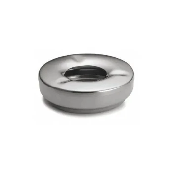 Tablecraft, Ashtray, Windproof, Stainless Steel, 12 cm Diameter