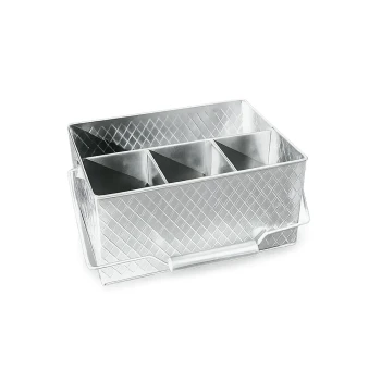 Tablecraft, Rectangular Caddy, 10¾ cm Length, 8¾ cm Width, 4¾ cm Height
