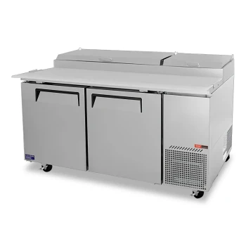 Turbo Air, Pizza Preparation Table, 2 Doors, 9 Pans, 566L