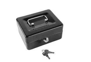 Cash Box With Lock (TIPS) - 19 x 15 cm