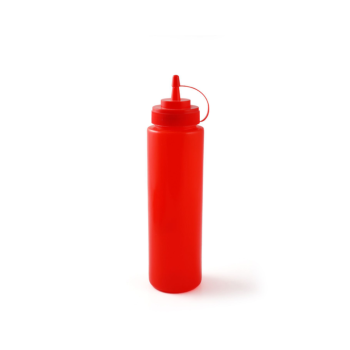 Squeeze Dispenser - Red - 16 Oz - 473 ml