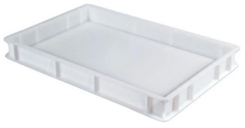 RUBBER PLAS - White Pizza Dough Box - 60 X 40 X 13 Cm