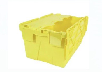 Attached lid container A-320 - Yellow