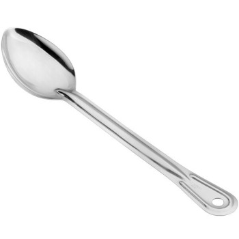 Solid Basting Spoon, Standard Weight - 12 Inch