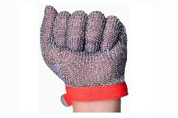SS Blade Resistante Chain Gloves Heavy Duty - Red Band