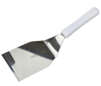 Burger Turner Spatula Angular - 15 x 11.5 Cm - White Handle