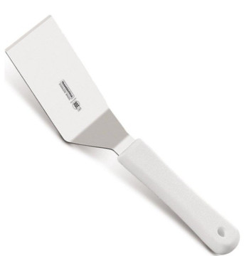 Burger Turner Spatula Angular - 15 x 7.5 Cm - White Handle