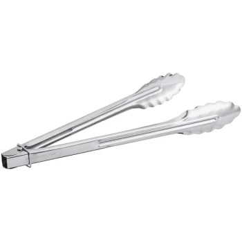 Full Stainless Steel Service Tong - 14 Inch - 35 Cm