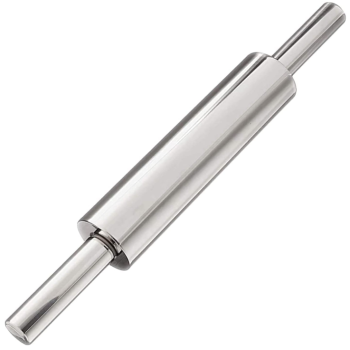 Stainless Steel Rolling Pin - Heavy Duty - 48 cm