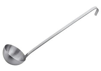 Stainless Steel Soup Ladle - 10 x 45 Cm - 250 ml