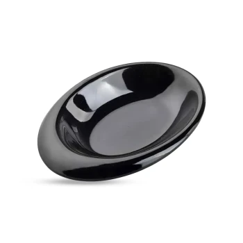 Tablecraft, Oval Mini Bowl, 1.5 Oz Capacity, Black Melamine, 10 cm Length
