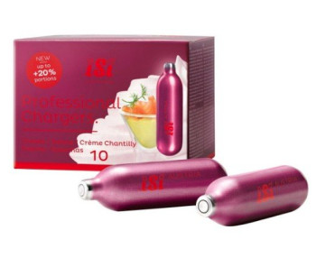 ISI - Professional Cream Chargers - (10 Pcs / Pkt) - 36 Pkt / Crt