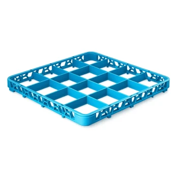 Chef360 Glass Rack Extender 16 Compartment Blue