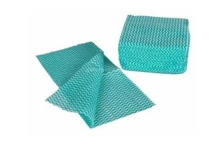 Disposable J-Cloth - 33 x 33 cm - 50 Pcs / Pkt -36 pkt / Box - Green